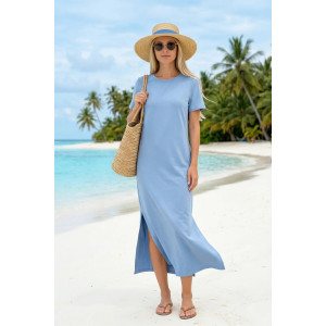 Платье женское "Стелла" кулирка (р-ры: 44-54) деним