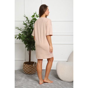 Туника женская №20525 кулирка (р-ры: 46-56) бежевый