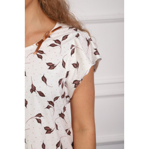 Сорочка женская №317 кулирка пенье (р-ры: 50-60) белый