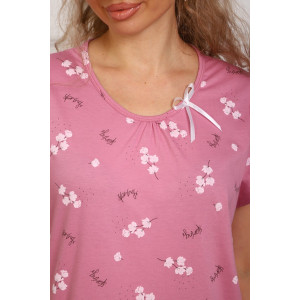 Сорочка женская №314 кулирка пенье (р-ры: 50-60) лиловый