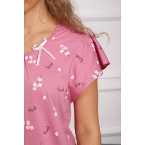 Сорочка женская №314 кулирка пенье (р-ры: 50-60) лиловый