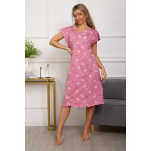 Сорочка женская №314 кулирка пенье (р-ры: 50-60) лиловый