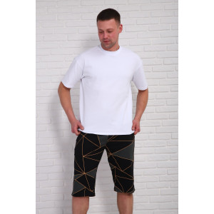 Шорты мужские №310 кулирка (р-ры: 46-60) геометрия