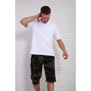 Шорты мужские №310 кулирка (р-ры: 46-60) геометрия