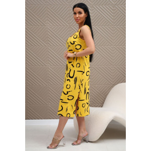 Сарафан женский №373т кулирка (р-ры: 48-58) желтый