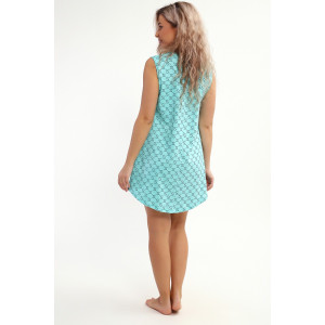 Сорочка женская №30146 кулирка (р-ры: 46-56) ментол