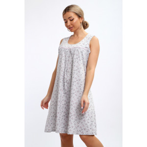 Сорочка женская №30149 кулирка (р-ры: 48-62) серый