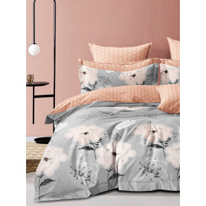 Постельное белье сатин "Воздушный цветок" (последний размер) 1.5-сп.