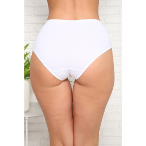Трусы женские №64848 кулирка с лайкрой (последний размер) белый 48