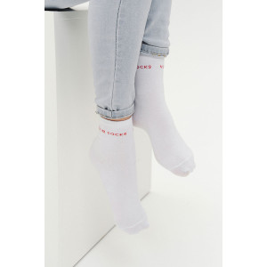 Набор подарочный женский (носки+футболка) №11807 (последний размер) красный 50