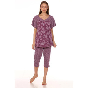 Пижама женская "Марта-Б ЦРЦ" кулирка (последний размер) 72 Пижама женская "Марта-Б ЦРЦ" кулирка (последний размер) 72