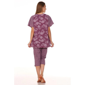 Пижама женская "Марта-Б ЦРЦ" кулирка (последний размер) 72 Пижама женская "Марта-Б ЦРЦ" кулирка (последний размер) 72