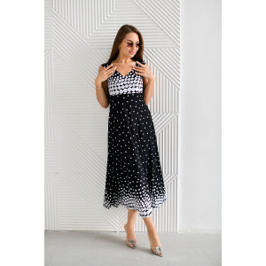 Сарафан женский "Арина" масло (последний размер) черный 46,48