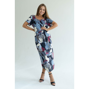Платье женское "Фиджи" штапель (последний размер) чернильный 48,50 Платье женское "Фиджи" штапель (последний размер) чернильный 48,50