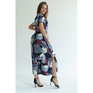 Платье женское "Фиджи" штапель (последний размер) чернильный 48,50 Платье женское "Фиджи" штапель (последний размер) чернильный 48,50