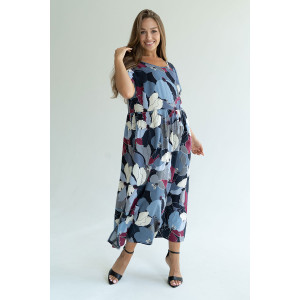 Платье женское "Фиджи" штапель (последний размер) чернильный 48,50 Платье женское "Фиджи" штапель (последний размер) чернильный 48,50