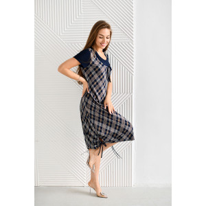 Платье женское "Зара" трикотаж (последний размер) серый 54