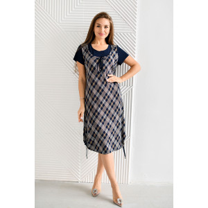 Платье женское "Зара" трикотаж (последний размер) серый 54