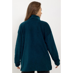 Толстовка женская "Микс Т" флис (последний размер) темно-зеленый 56