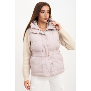 Жилет женский А 9616 полиэстер (последний размер) серый 52