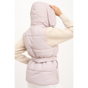 Жилет женский А 9616 полиэстер (последний размер) серый 52