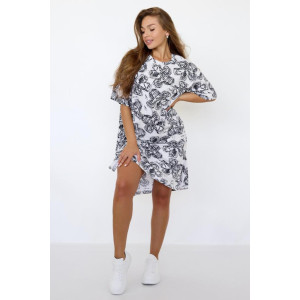 Платье женское "Кьяра Б" кулирка (последний размер) белый 48 Платье женское "Кьяра Б" кулирка (последний размер) белый 48