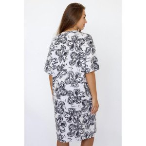 Платье женское "Кьяра Б" кулирка (последний размер) белый 48 Платье женское "Кьяра Б" кулирка (последний размер) белый 48