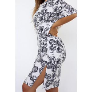 Платье женское "Кьяра Б" кулирка (последний размер) белый 48 Платье женское "Кьяра Б" кулирка (последний размер) белый 48