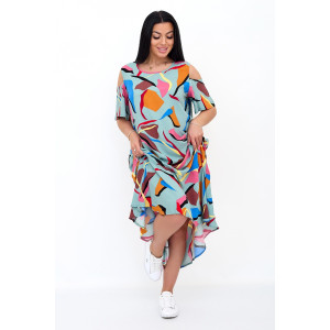 Платье женское "Манго О" трикотаж (последний размер) оливковый 50,52,60