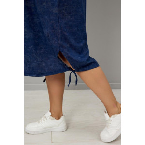 Платье женское "Александра С" кулирка (последний размер) синий 2 62