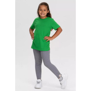 Футболка детская унисекс "Женя О" кулирка (последний размер) зеленый 32