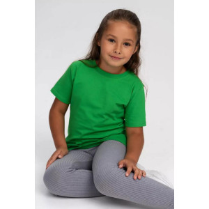 Футболка детская унисекс "Женя О" кулирка (последний размер) зеленый 32