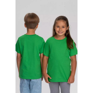 Футболка детская унисекс "Женя О" кулирка (последний размер) зеленый 32