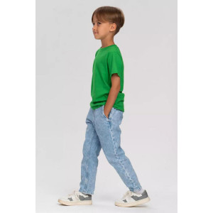 Футболка детская унисекс "Женя О" кулирка (последний размер) зеленый 32