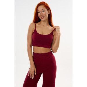 Пижама женская "Колибри К" фулайкра (последний размер) каберне 44