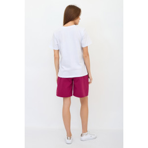 Костюм двойка женский "Диско К" футер 2-х нитка (последний размер) красный 54