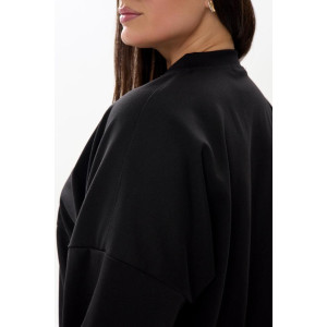 Костюм двойка женский "Милано Ч" 10408 джерси (последний размер) черный 52