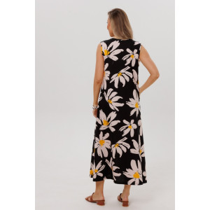 Сарафан женский СА111 кулирка (р-ры: 46-64) ромашки