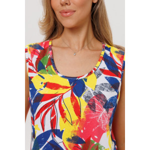 Сарафан женский СА111 кулирка (р-ры: 46-64) тропики