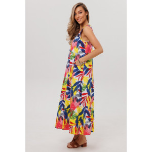 Сарафан женский СА111 кулирка (р-ры: 46-64) тропики