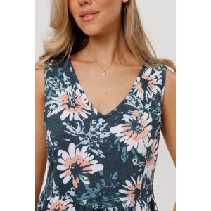 Сарафан женский СА109 кулирка (р-ры: 46-60) изумрудный