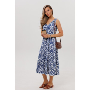 Сарафан женский СА109 кулирка (р-ры: 46-60) синий