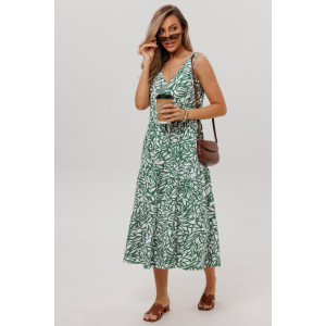 Сарафан женский СА109 кулирка (р-ры: 46-60) зеленый