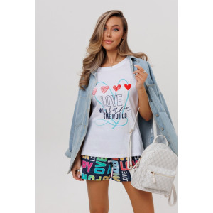 Костюм двойка женский К252 кулирка (р-ры: 46-60) джинса