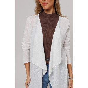 Кардиган женский Ка05 ванизе трикотажное полотно (р-ры: 44-60) экрю