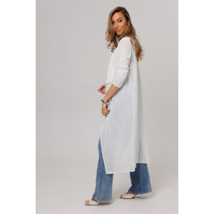 Кардиган женский Ка05 ванизе трикотажное полотно (р-ры: 44-60) экрю