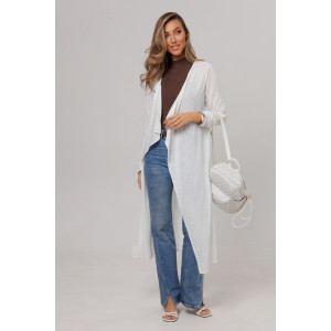 Кардиган женский Ка05 ванизе трикотажное полотно (р-ры: 44-60) экрю