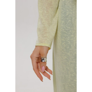 Кардиган женский Ка05 ванизе трикотажное полотно (р-ры: 44-60) желтый