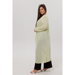 Кардиган женский Ка05 ванизе трикотажное полотно (р-ры: 44-60) желтый