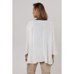 Кардиган женский Ка06 ванизе трикотажное полотно (р-ры: 44-60) экрю